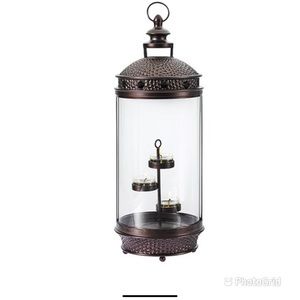 Tea light lantern , $130 w the candles w it